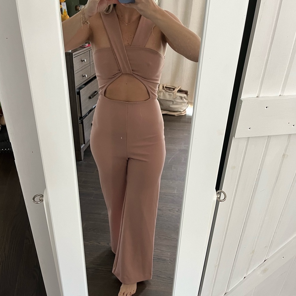 Blush pink jumpsuit